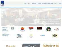 Tablet Screenshot of chatswoodchamber.com.au